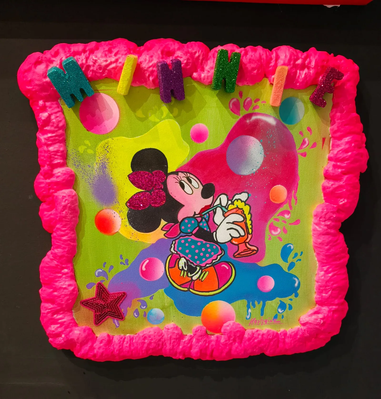 Tableau personnalisé enfant Minnie